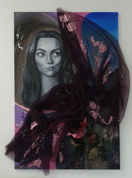Painting, Miss Coquetry, Natalia Byrdina