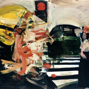 Gemälde, 1990 Hommage à Goya La Solana Tribute, Bernard Di Sciullo