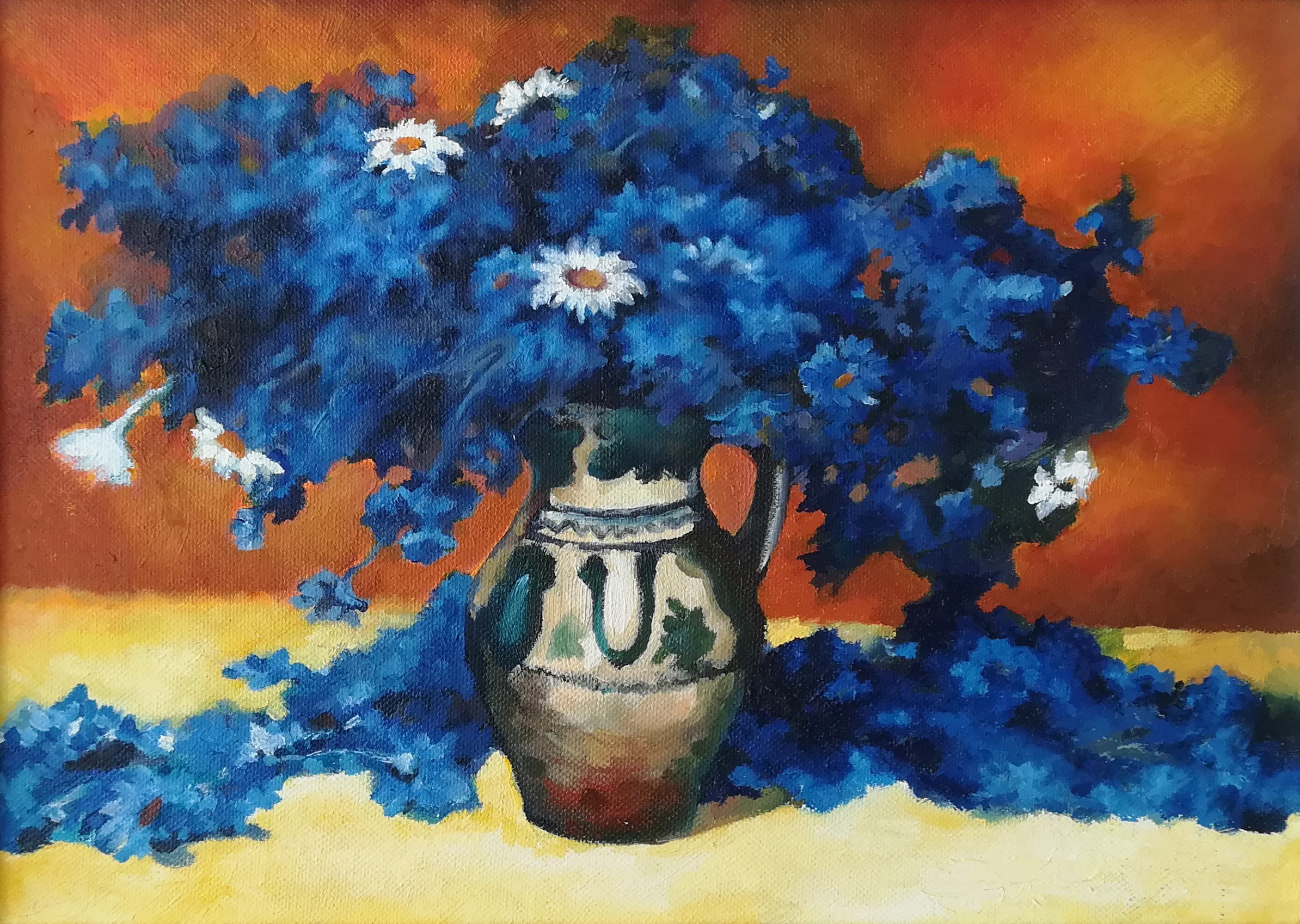 Diana Torje, Blue Flowers Diana Torje, Blue Flowers