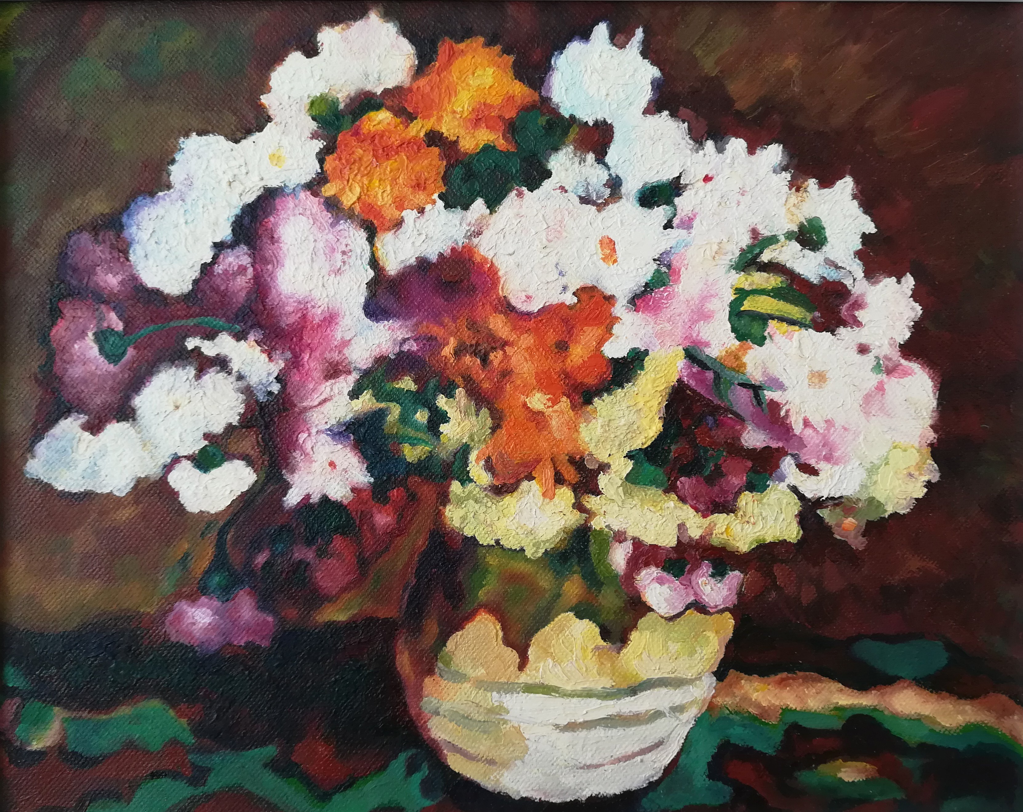 Diana Torje, Colored Flowers Diana Torje, Colored Flowers