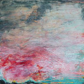 Peinture, Pluie de pétales..., Isabelle Schenckbecher-Quint