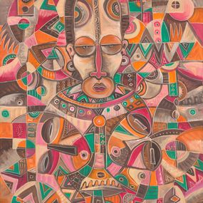 Painting, Twin, Angu Walters