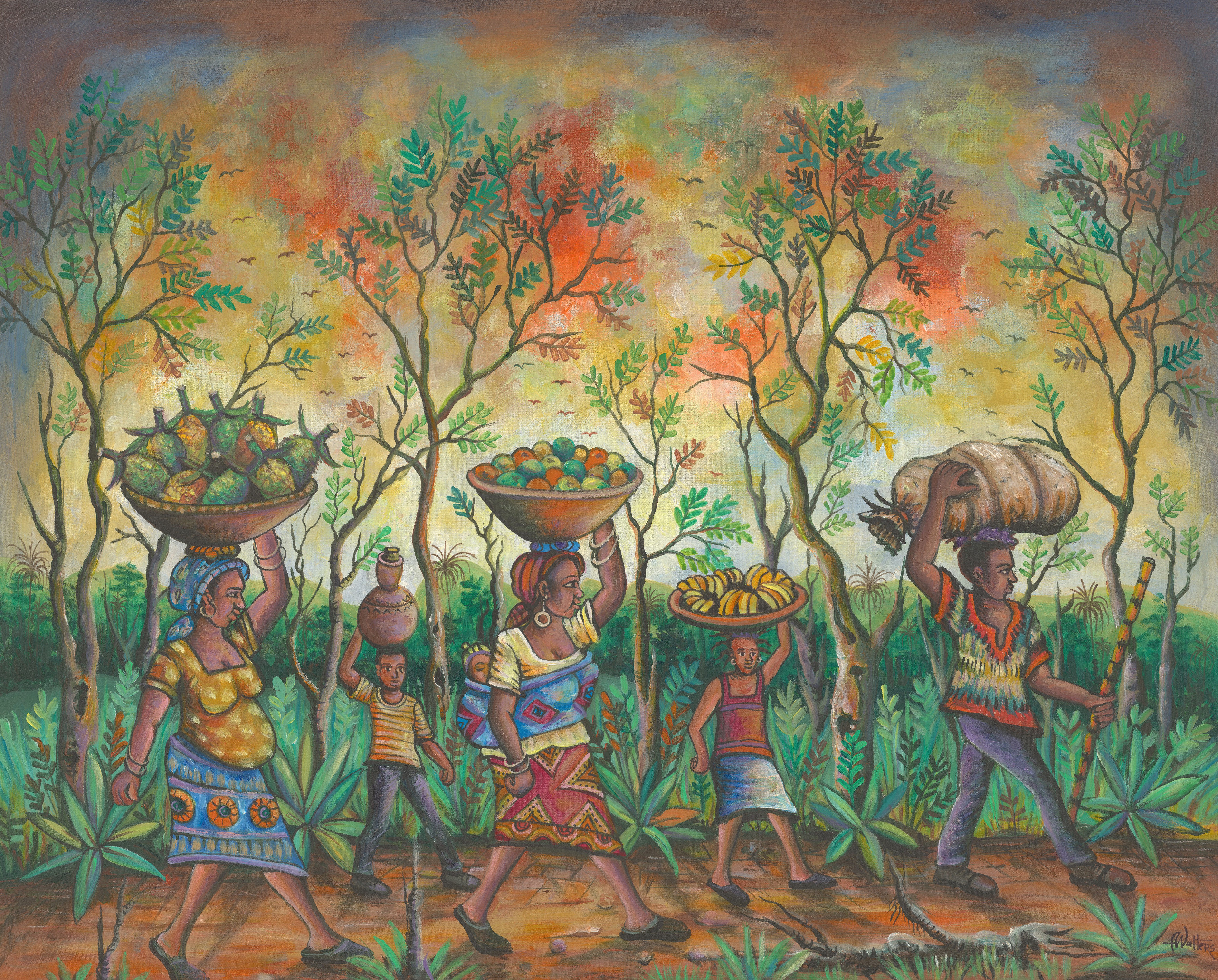 Angu Walters, To the Market III Angu Walters, To the Market III