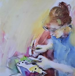 Painting, Femme Ouvrières, Sounya Whang