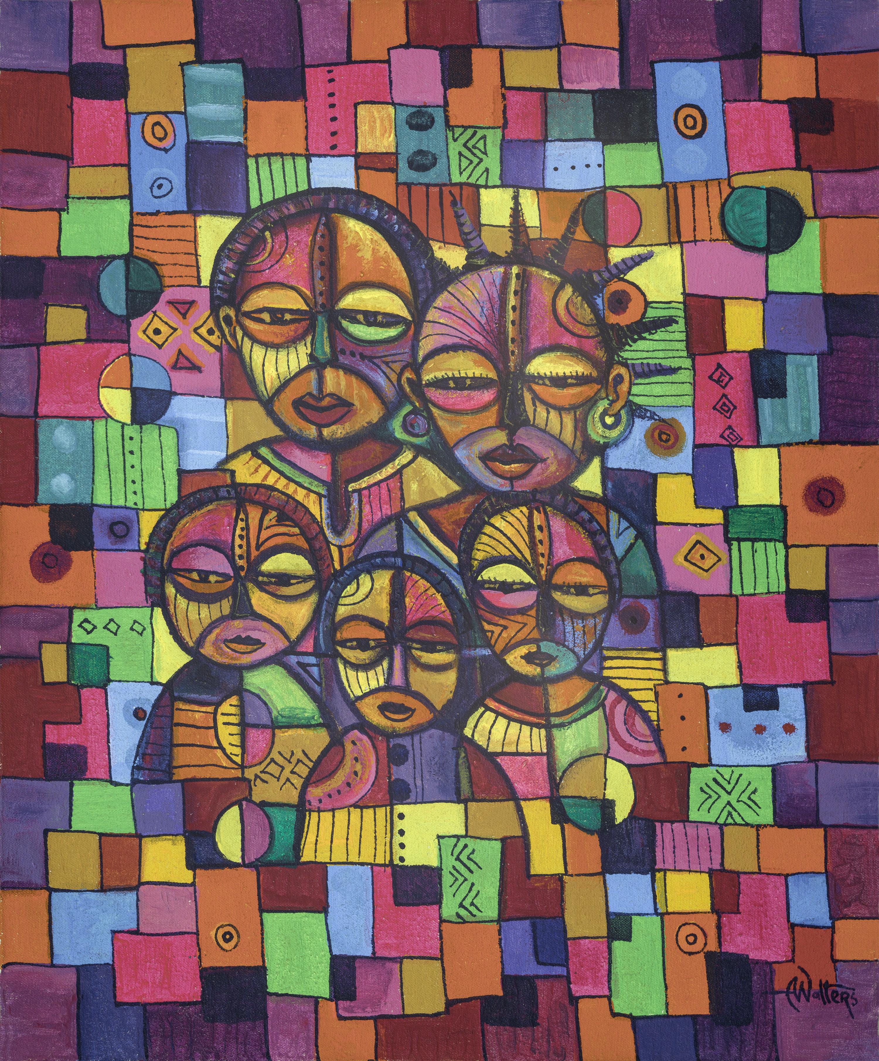 Angu Walters, The Happy Family VI giclée art print Angu Walters, The Happy Family VI giclée art print