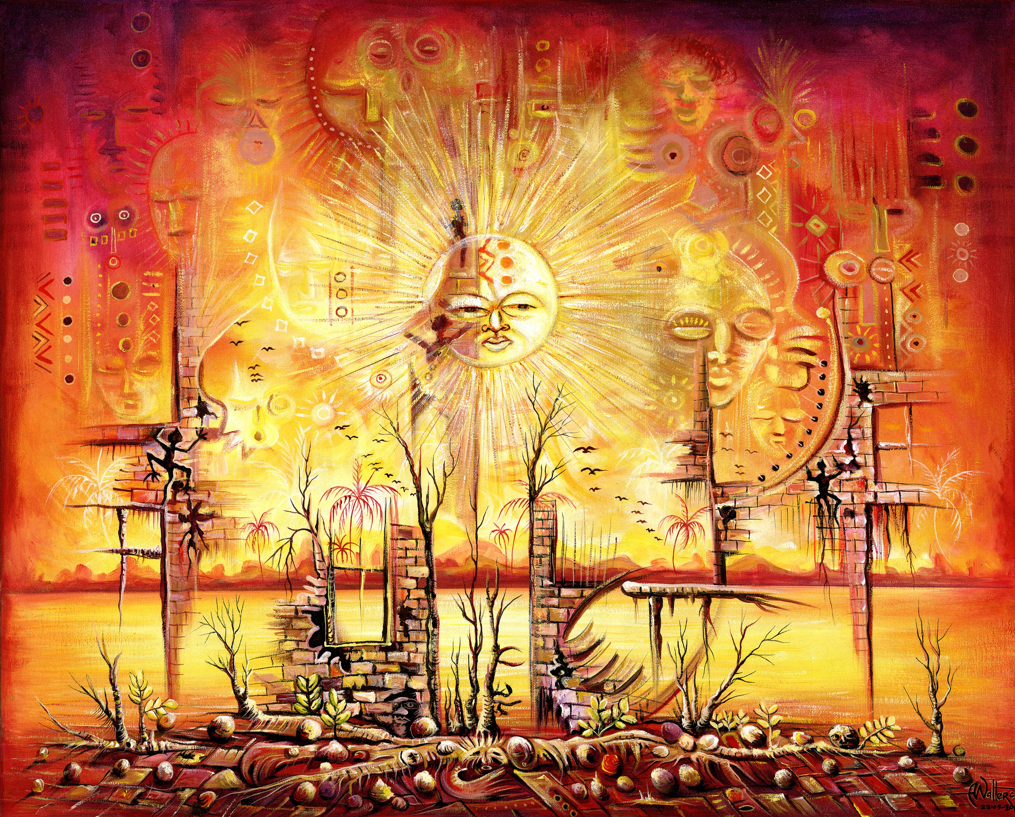 Angu Walters, Sun Shine in My Mind giclée art print Angu Walters, Sun Shine in My Mind giclée art print