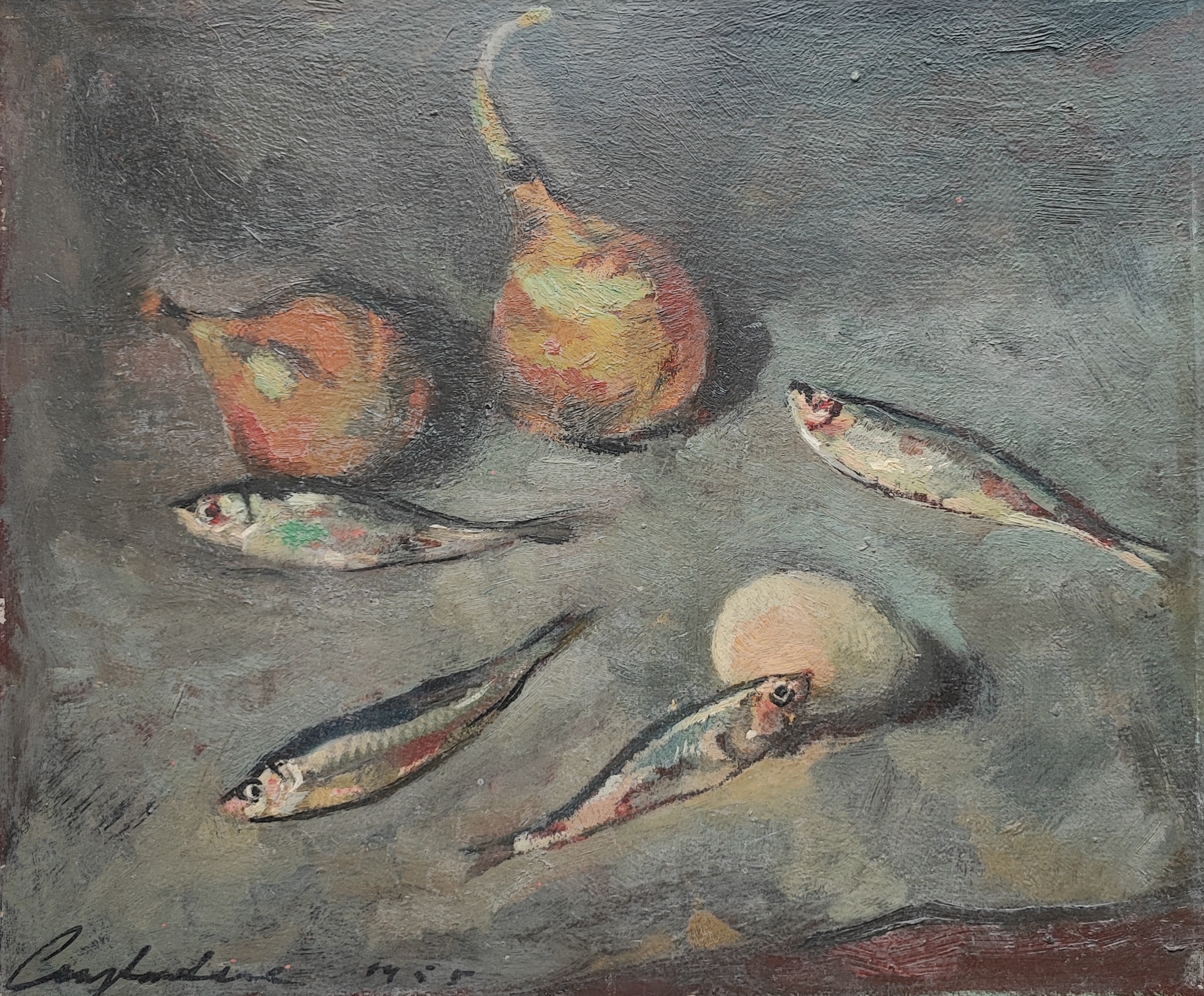 Constantin Terechkovitch, Nature Morte aux Sardines Constantin Terechkovitch, Nature Morte aux Sardines