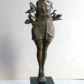 Sculpture, Woman with birds, Petar Iliev