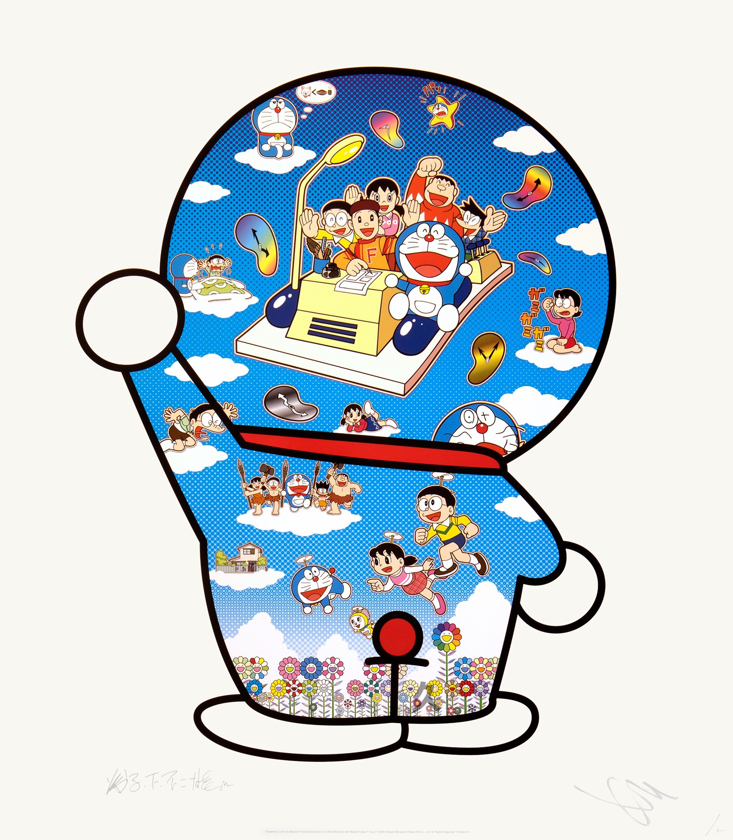 Takashi Murakami, Doraemon, Let’s Go Beyond These Dimensions on a Time Machine with Master Fujiko F Fujio! Takashi Murakami, Doraemon, Let’s Go Beyond These Dimensions on a Time Machine with Master Fujiko F Fujio!