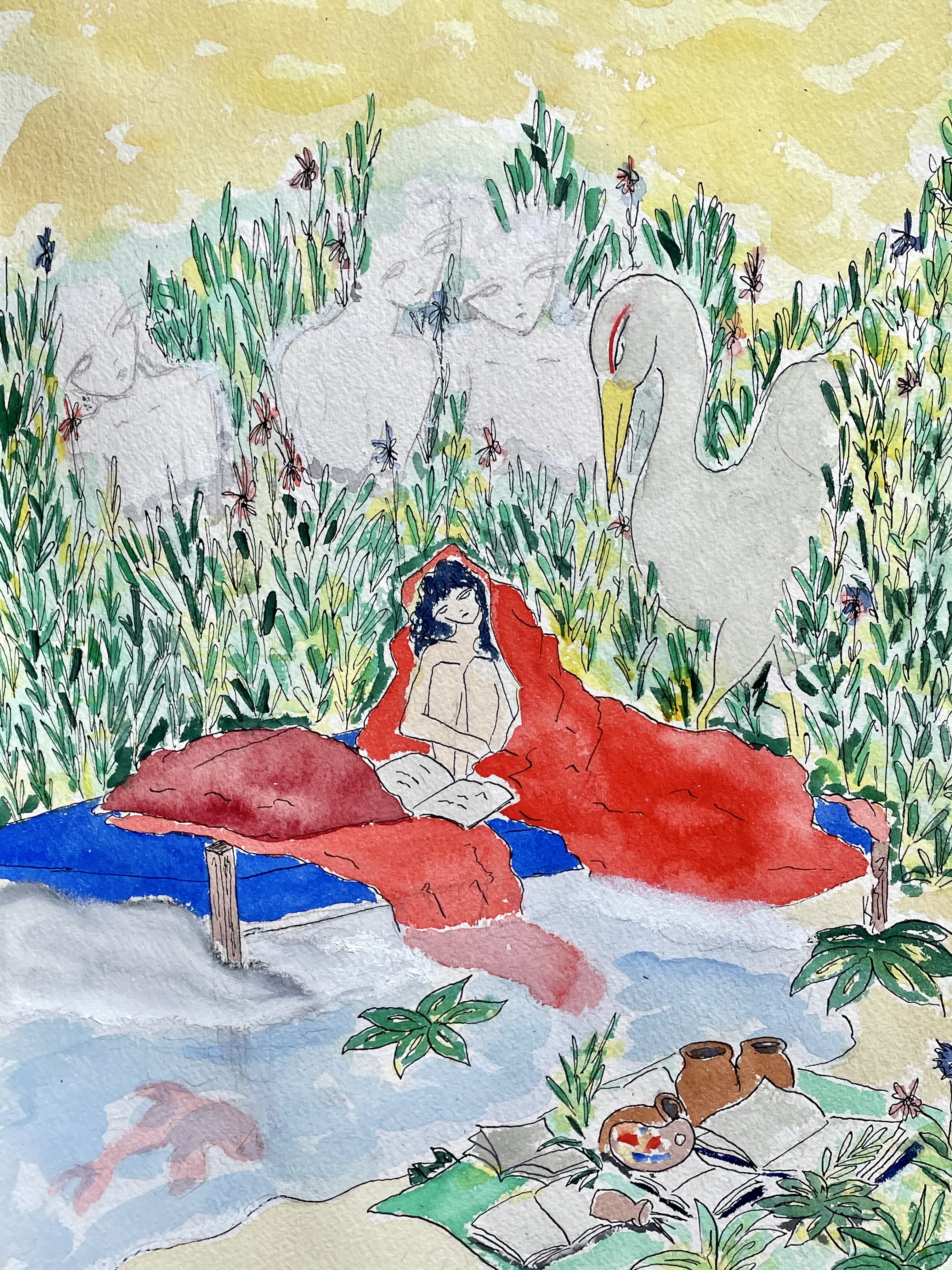 Gabrielle Rul, Le lac Gabrielle Rul, Le lac