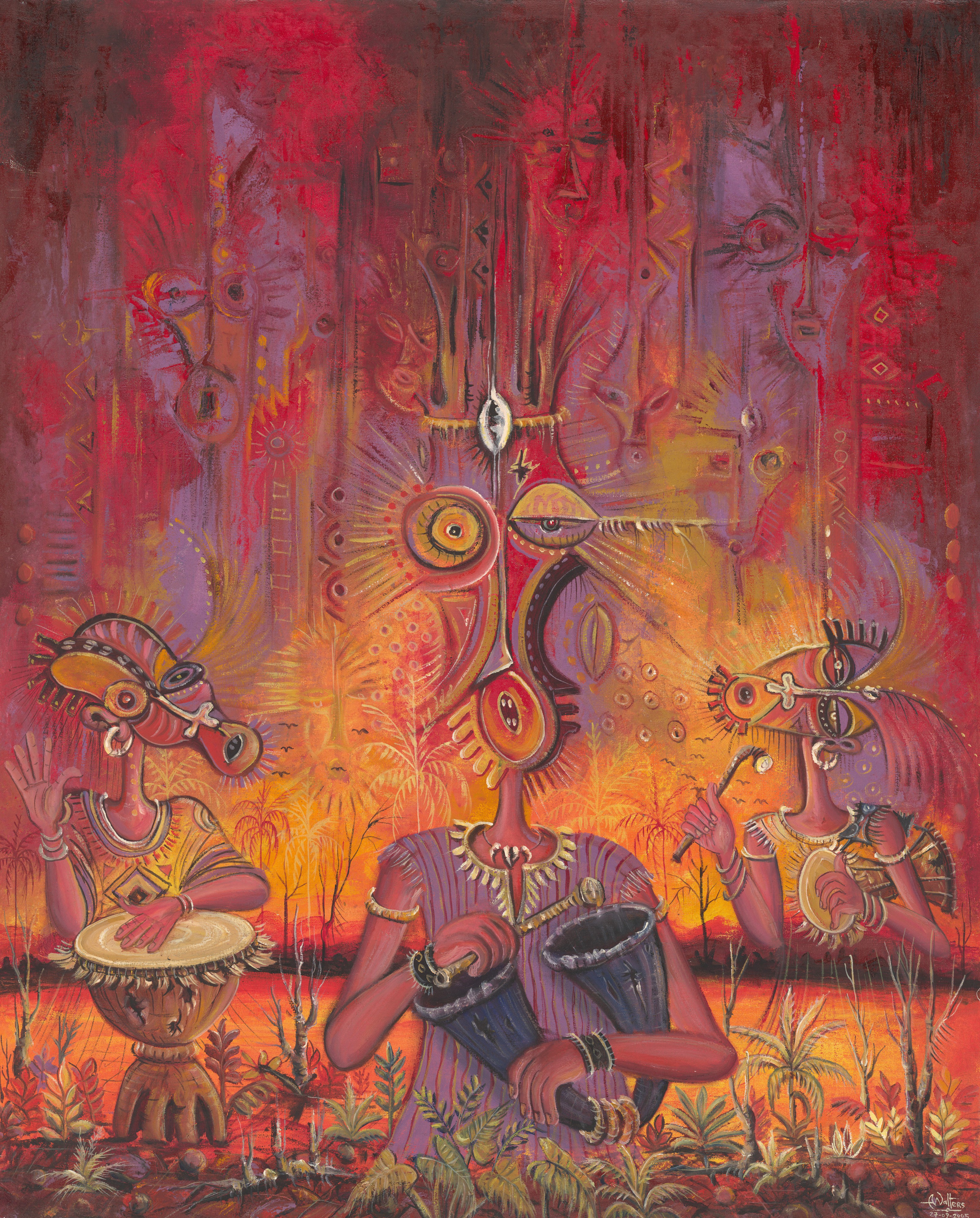 Angu Walters, The Town Cryer II giclée art print Angu Walters, The Town Cryer II giclée art print