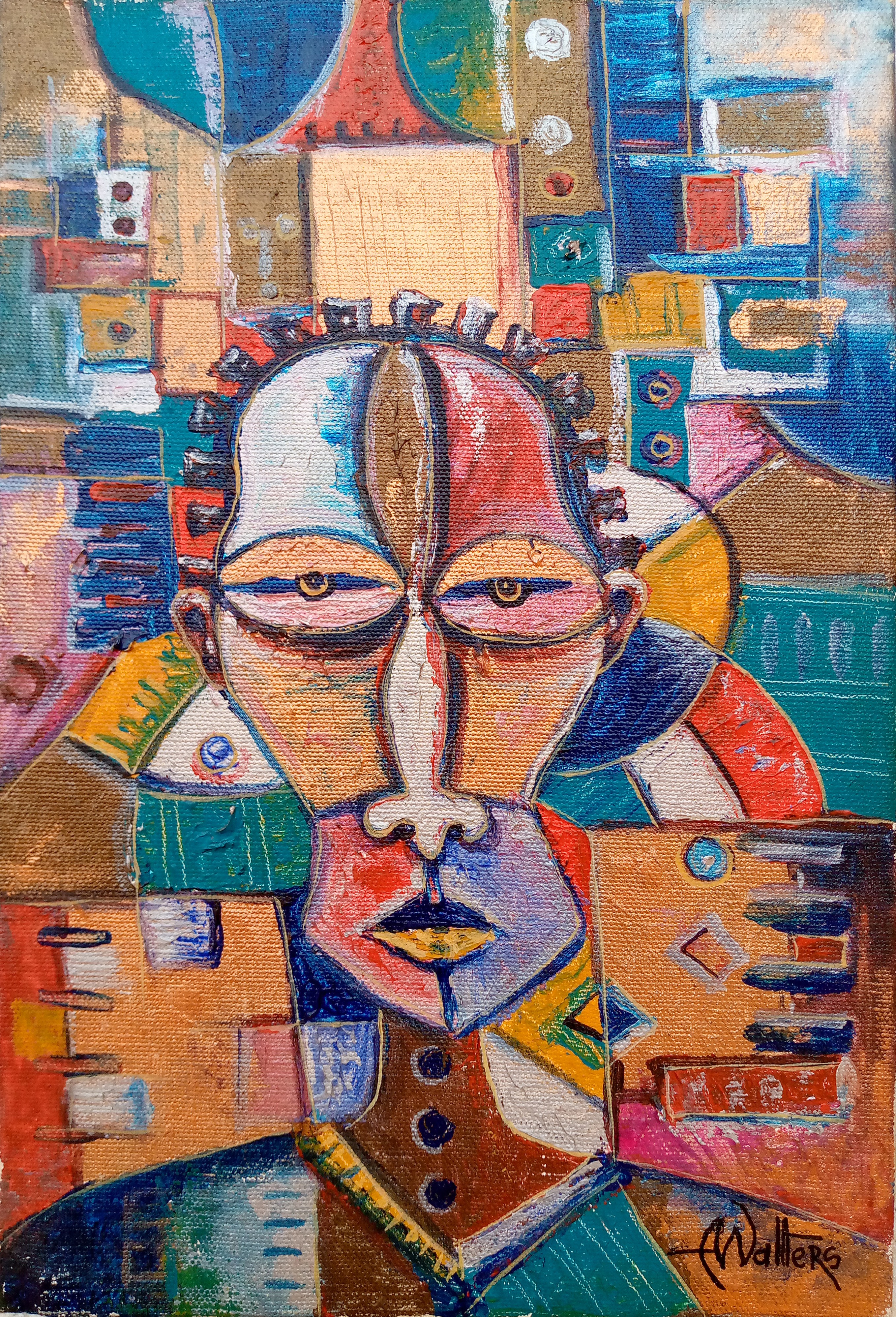 Angu Walters, Self portrait Angu Walters, Self portrait
