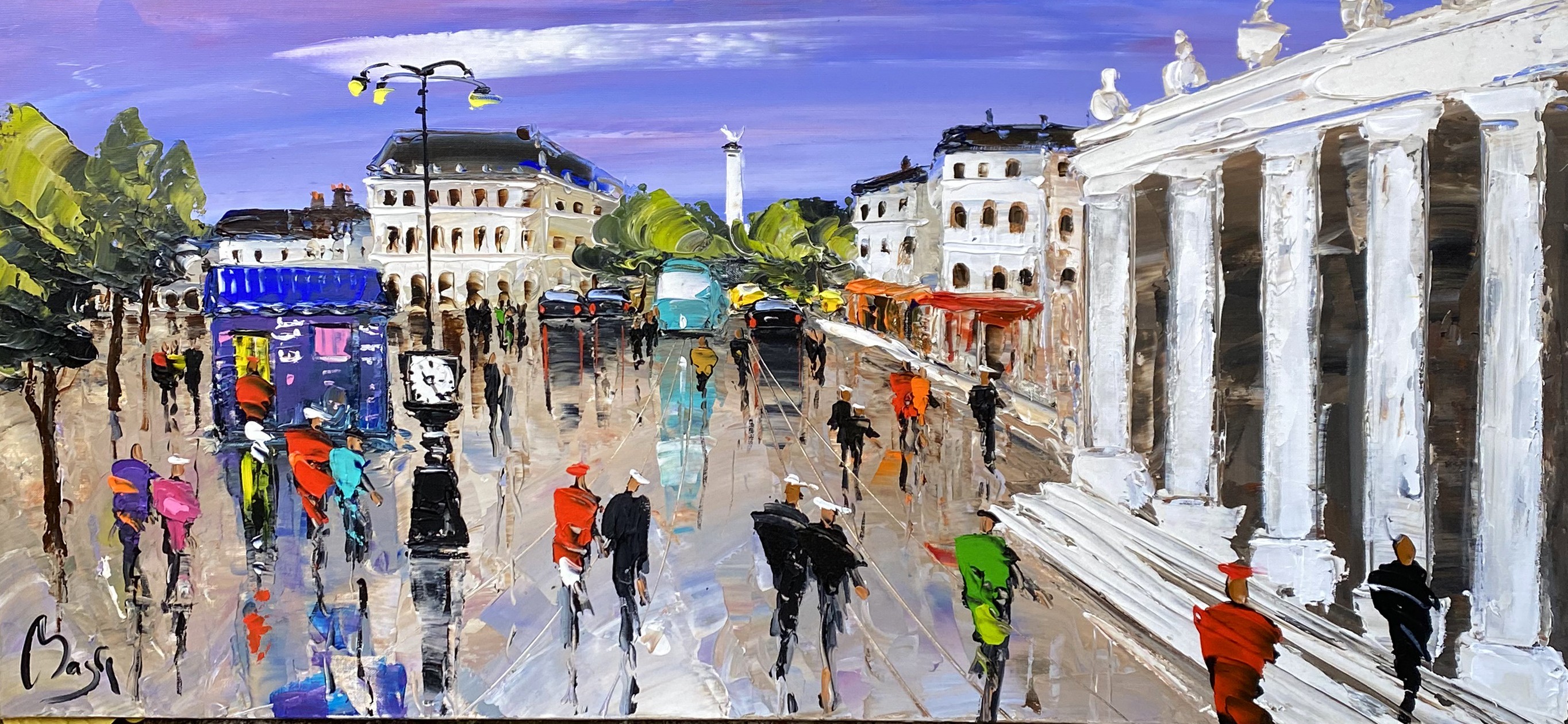 Louis Magre, la place du theatre BORDEAUX Louis Magre, la place du theatre BORDEAUX