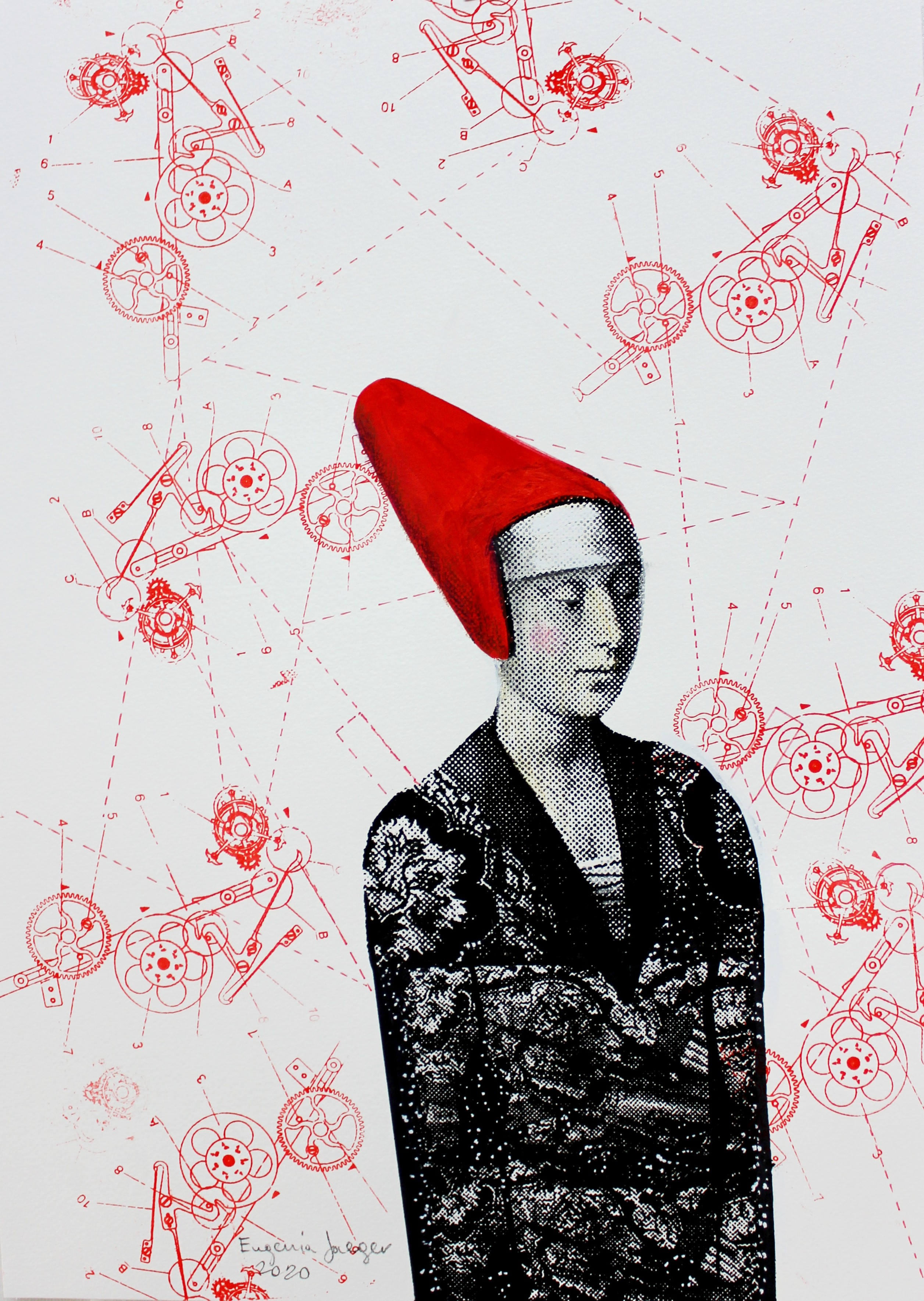 Eugenia Jaeger, Girl in red head-dress Eugenia Jaeger, Girl in red head-dress