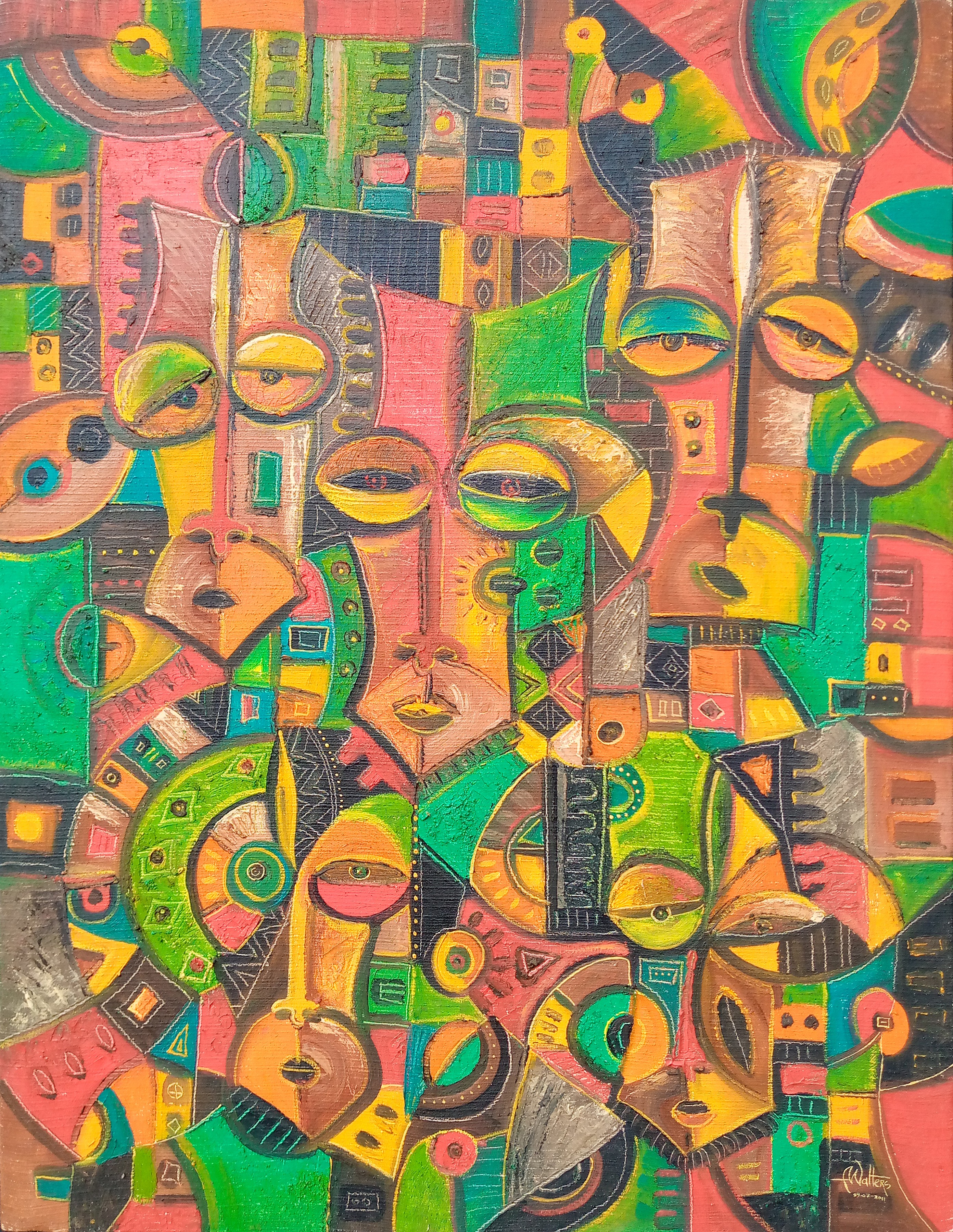Angu Walters, All Heads Together IX Angu Walters, All Heads Together IX
