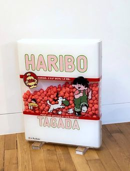 Escultura, Coffrage HARIBO Tagada, Annick B. Cuadrado