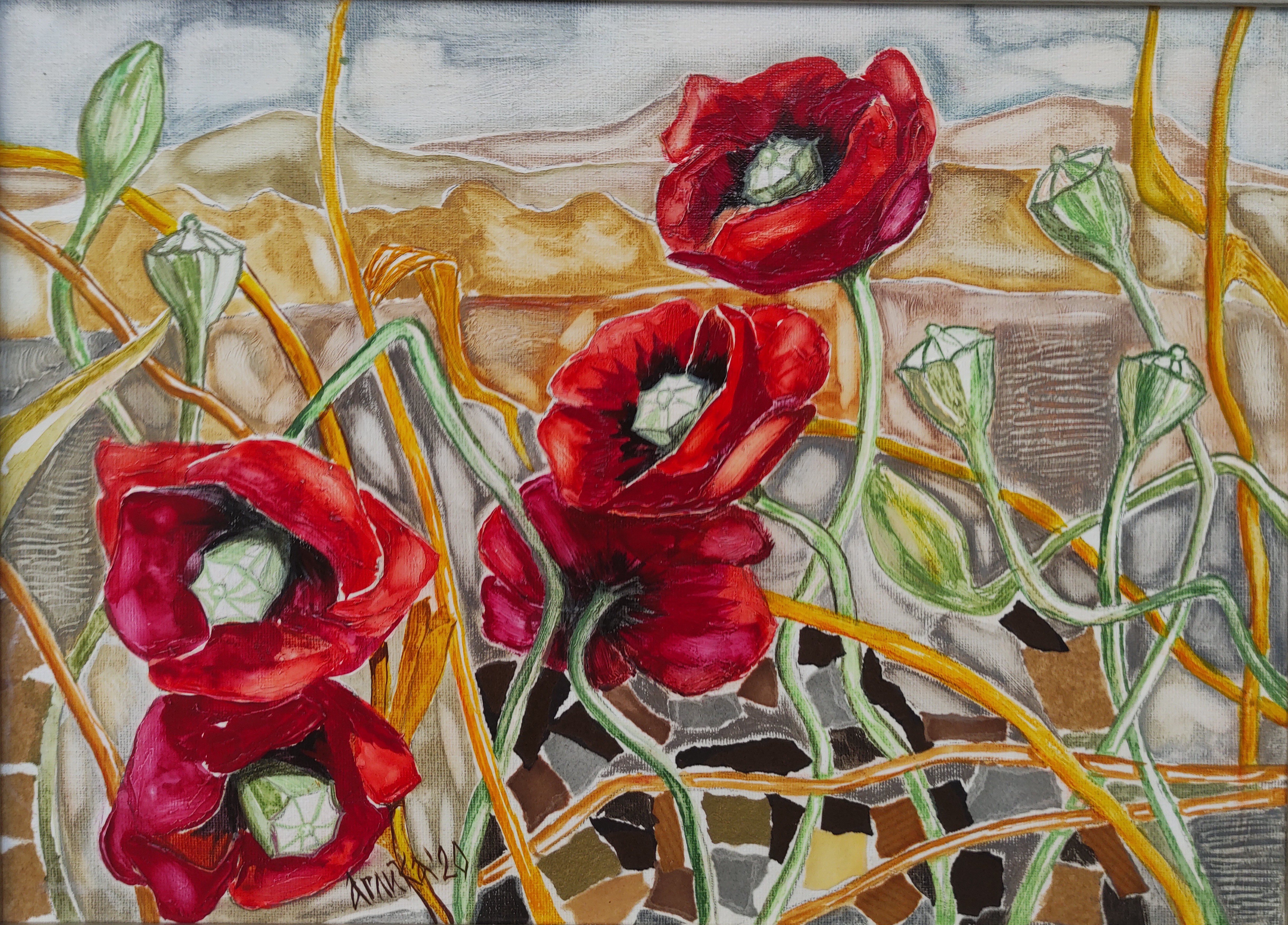 Agi Petrova, Poppies Agi Petrova, Poppies
