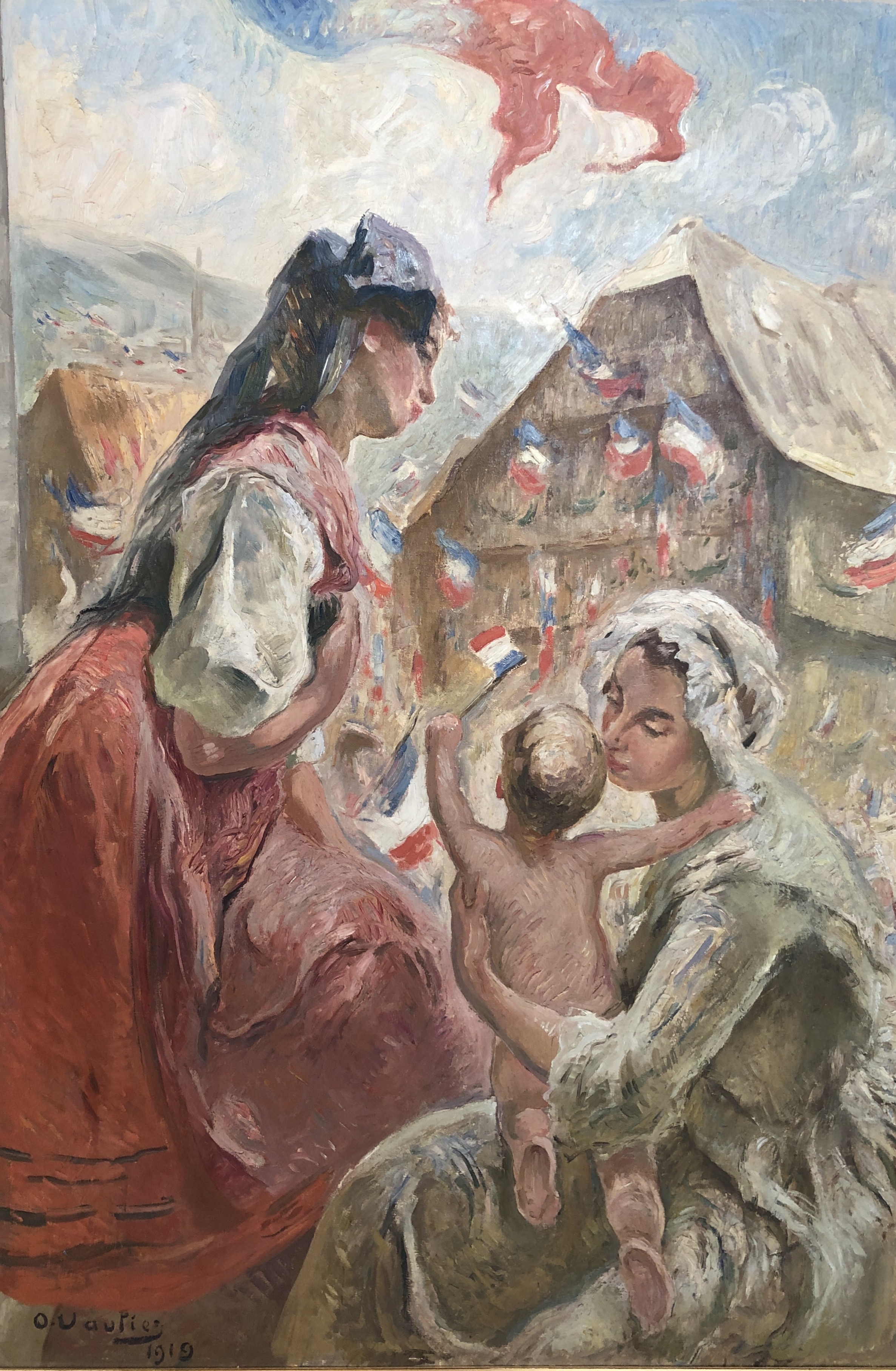 Otto Vautier, Fête de la libération en 1919, France Otto Vautier, Fête de la libération en 1919, France