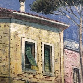Pietro Toretti, Route côtière sud avec cèdres et pins Pietro Toretti, Route côtière sud avec cèdres et pins