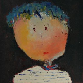Gemälde, César, Christine Barrès