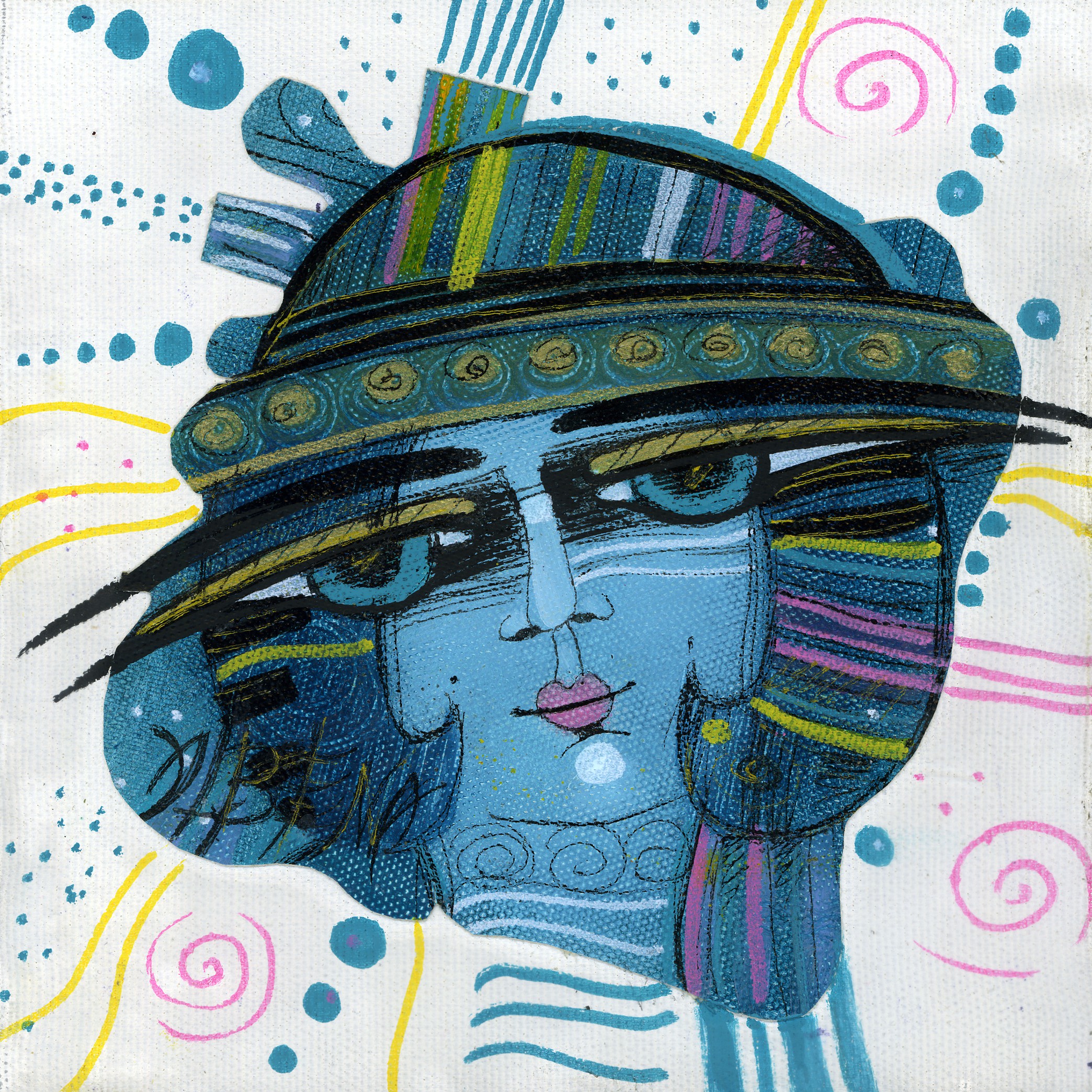 Albena Vatcheva, Blue Hat Albena Vatcheva, Blue Hat