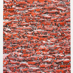 Print, Ferrari rouge, Gilles Invernizzi