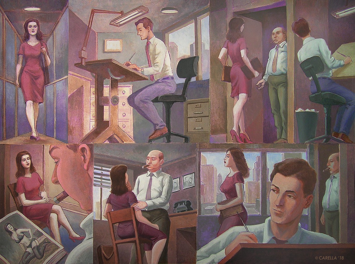 Peter Carella, The Interview 1954 Peter Carella, The Interview 1954