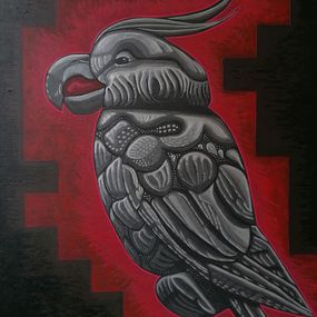 Painting, Silver Cockatoo, Benjamin David