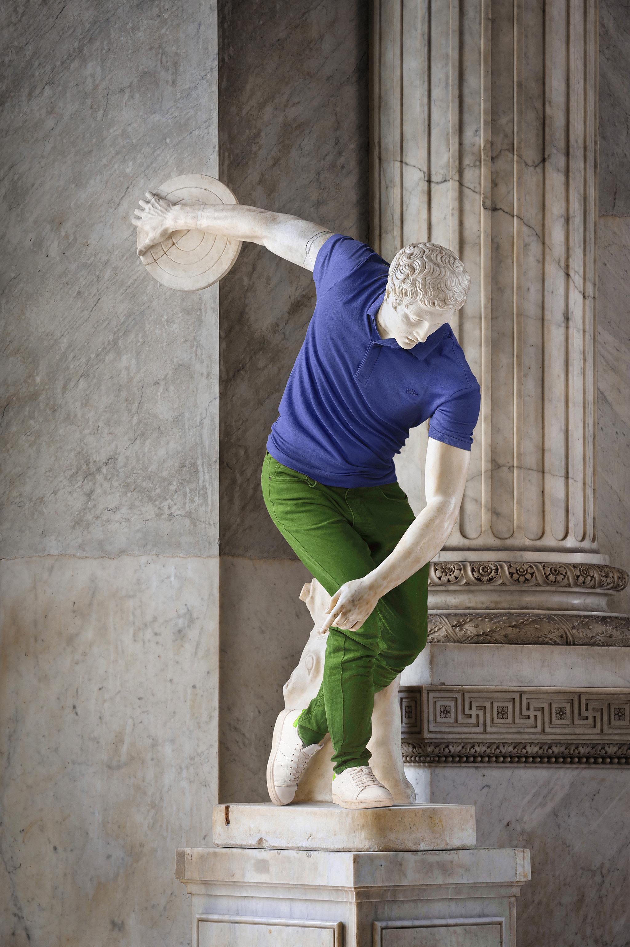 Léo Caillard, Hipster in Stone XXXVII, Discobolus Léo Caillard, Hipster in Stone XXXVII, Discobolus