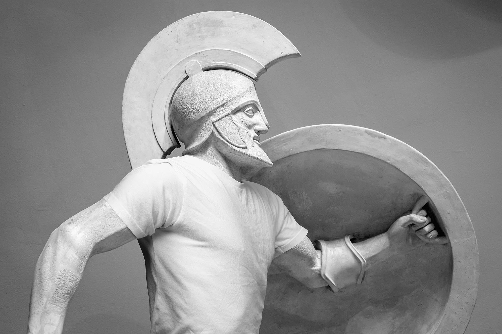 Léo Caillard, Hipster in Stone VIII, Hoplite standing Léo Caillard, Hipster in Stone VIII, Hoplite standing