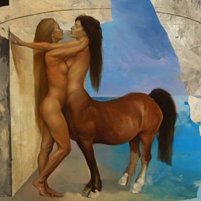 Peinture, On the way to Arcadia - II, Tsanko Tsankoff
