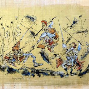 Pintura, Le combat des trois samouraïs, Noël Granger