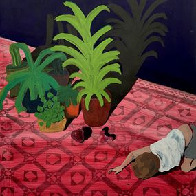 Peinture, Untitled (plants, bodies, child), Zena Blackwell