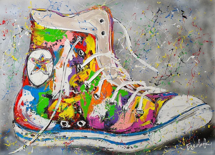 ▷ Colores Converse by Henry Escobar, 2020 | Painting | Artsper (1046400)