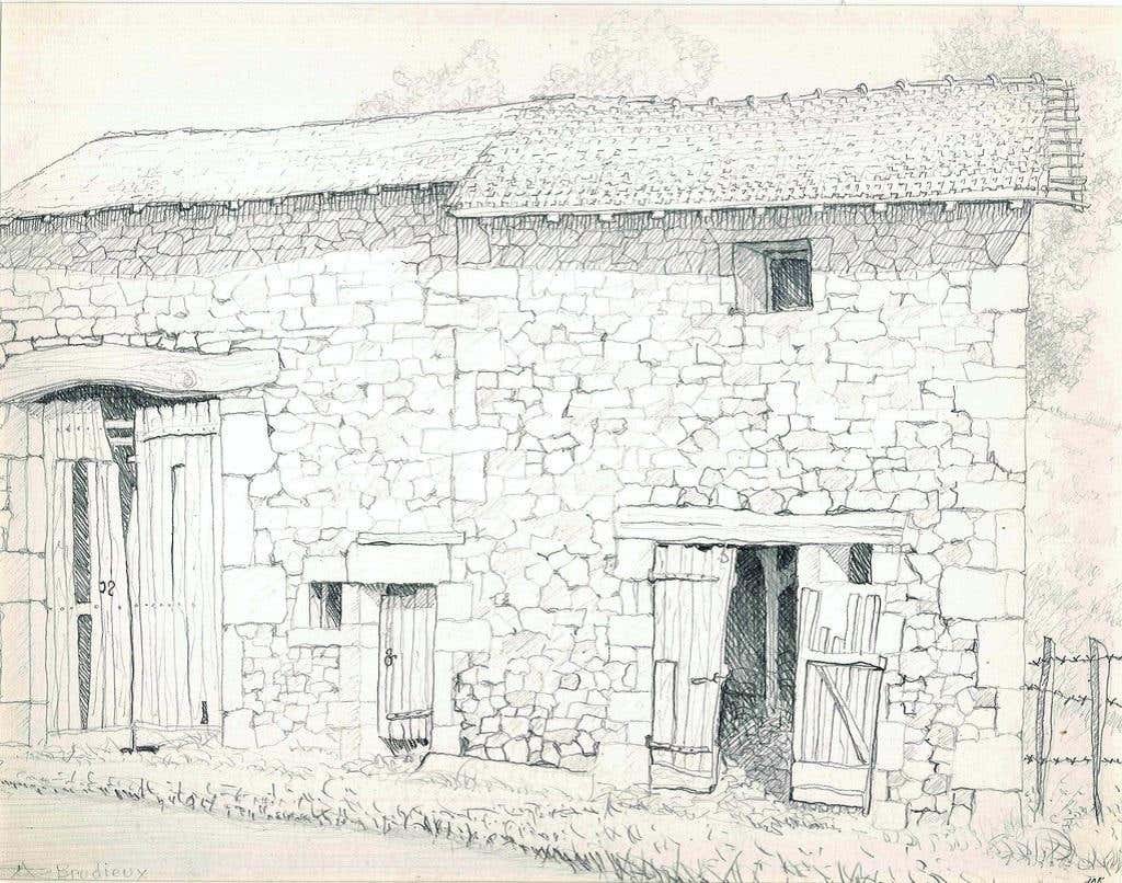André Roland Brudieux, Stables on Larron Mountain André Roland Brudieux, Stables on Larron Mountain