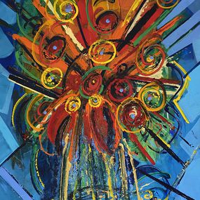 Gemälde, Bouquet, Damienne Valentin