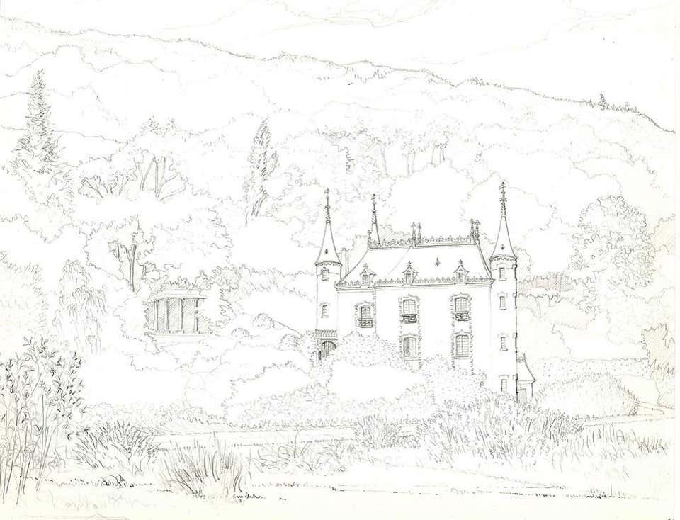 André Roland Brudieux, Le Château de Mesnil Blondel André Roland Brudieux, Le Château de Mesnil Blondel