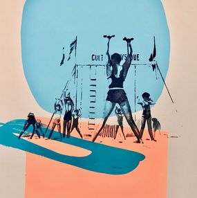 Print, Culture Physique - Bleu Orange, Valérie Betoulaud