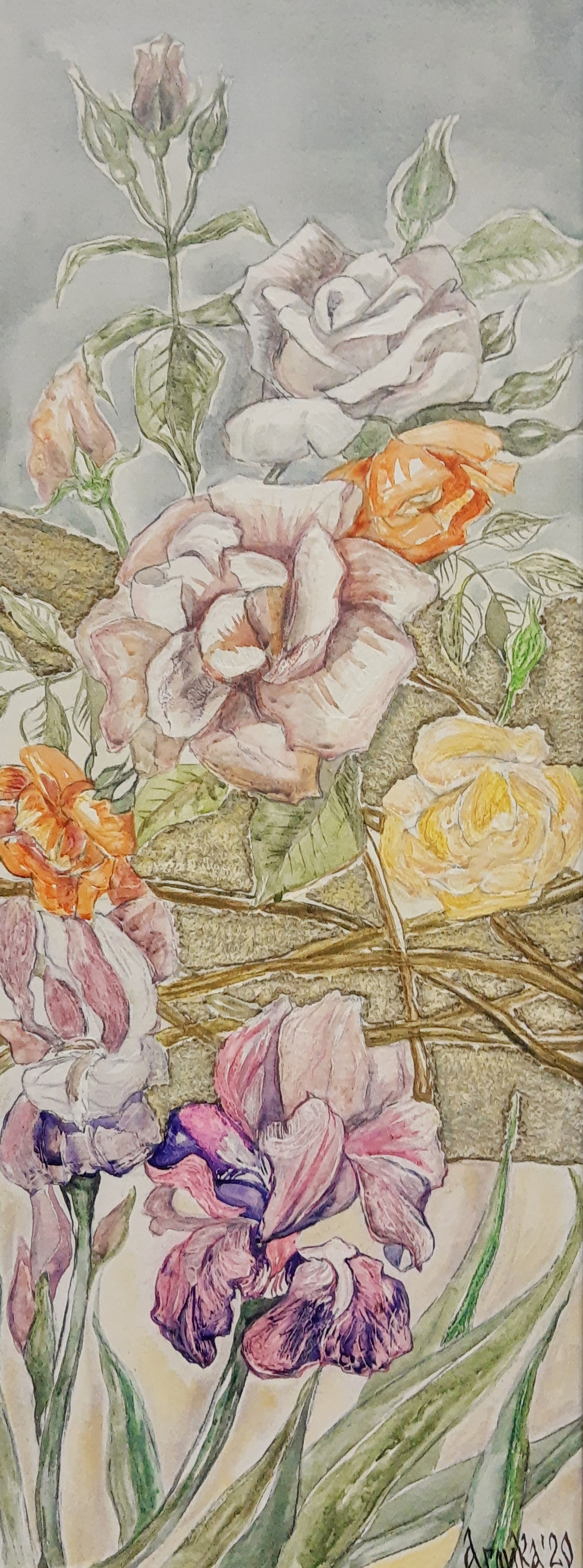 Agi Petrova, Still life with flowers Agi Petrova, Still life with flowers