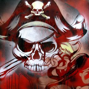 Painting, Portrait de Pirate, Karo Trass