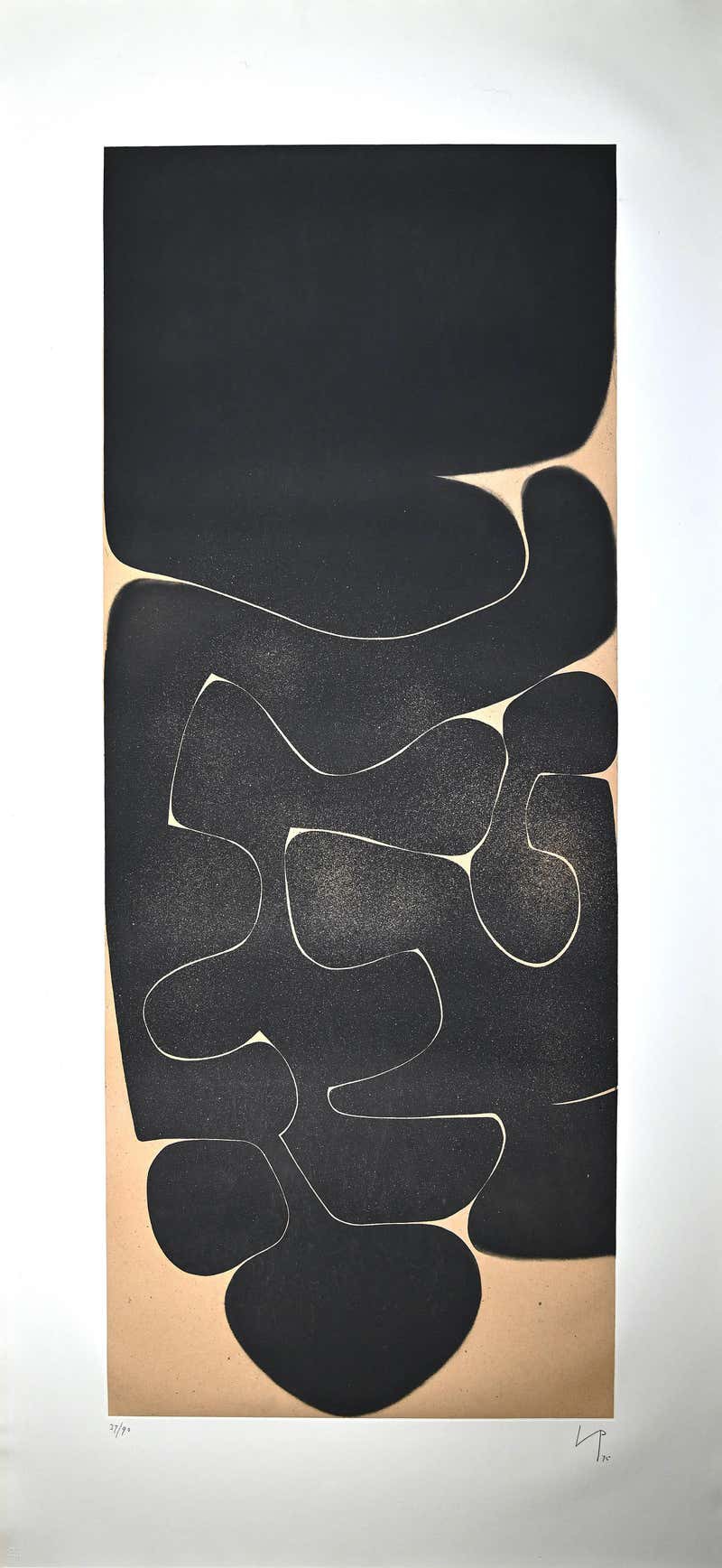 Victor Pasmore, Untitled (Black Shape) Victor Pasmore, Untitled (Black Shape)