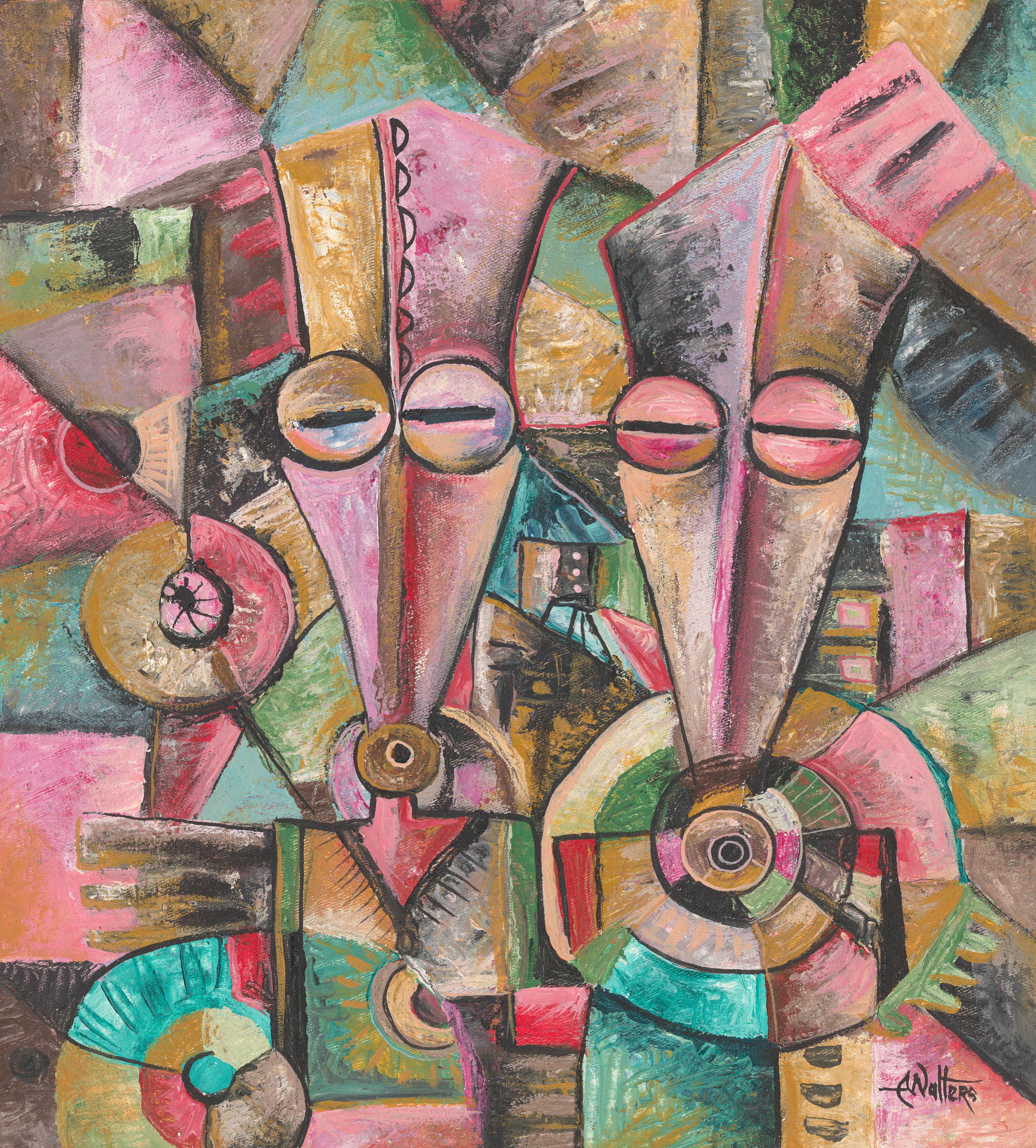 Angu Walters, Couple II giclée art print Angu Walters, Couple II giclée art print