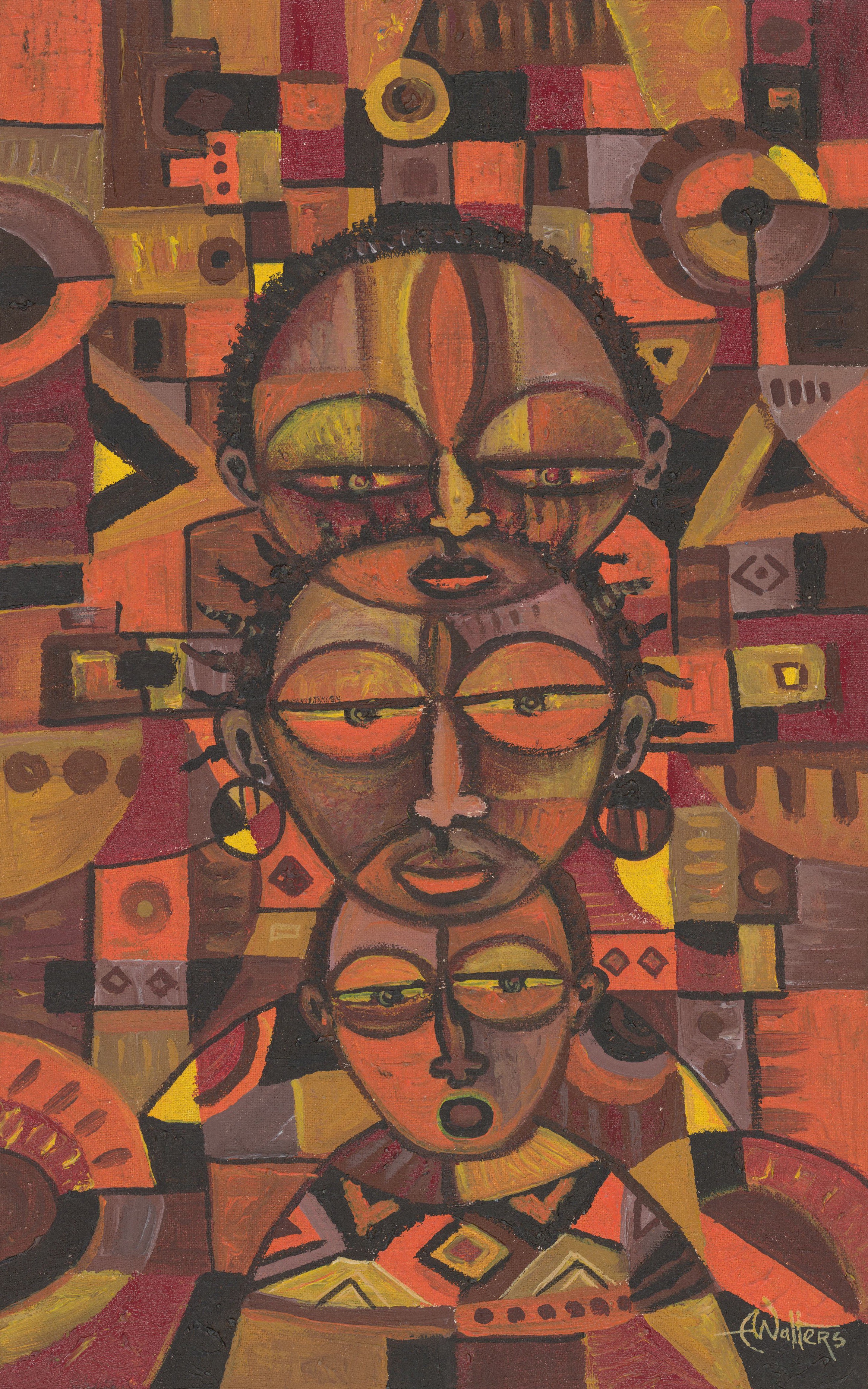 Angu Walters, Family II giclée art print Angu Walters, Family II giclée art print