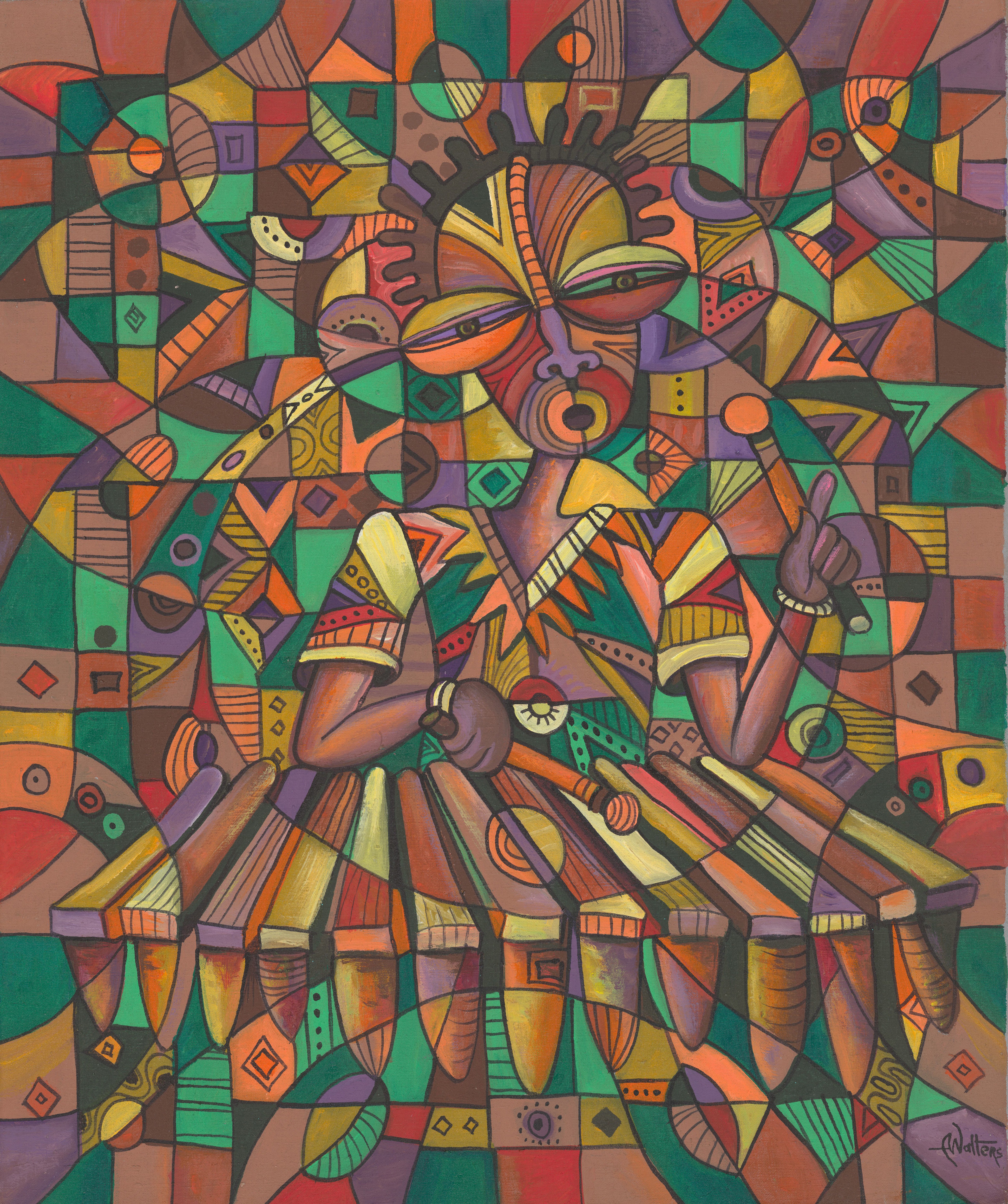Angu Walters, The Xylophone Player IV giclée art print Angu Walters, The Xylophone Player IV giclée art print