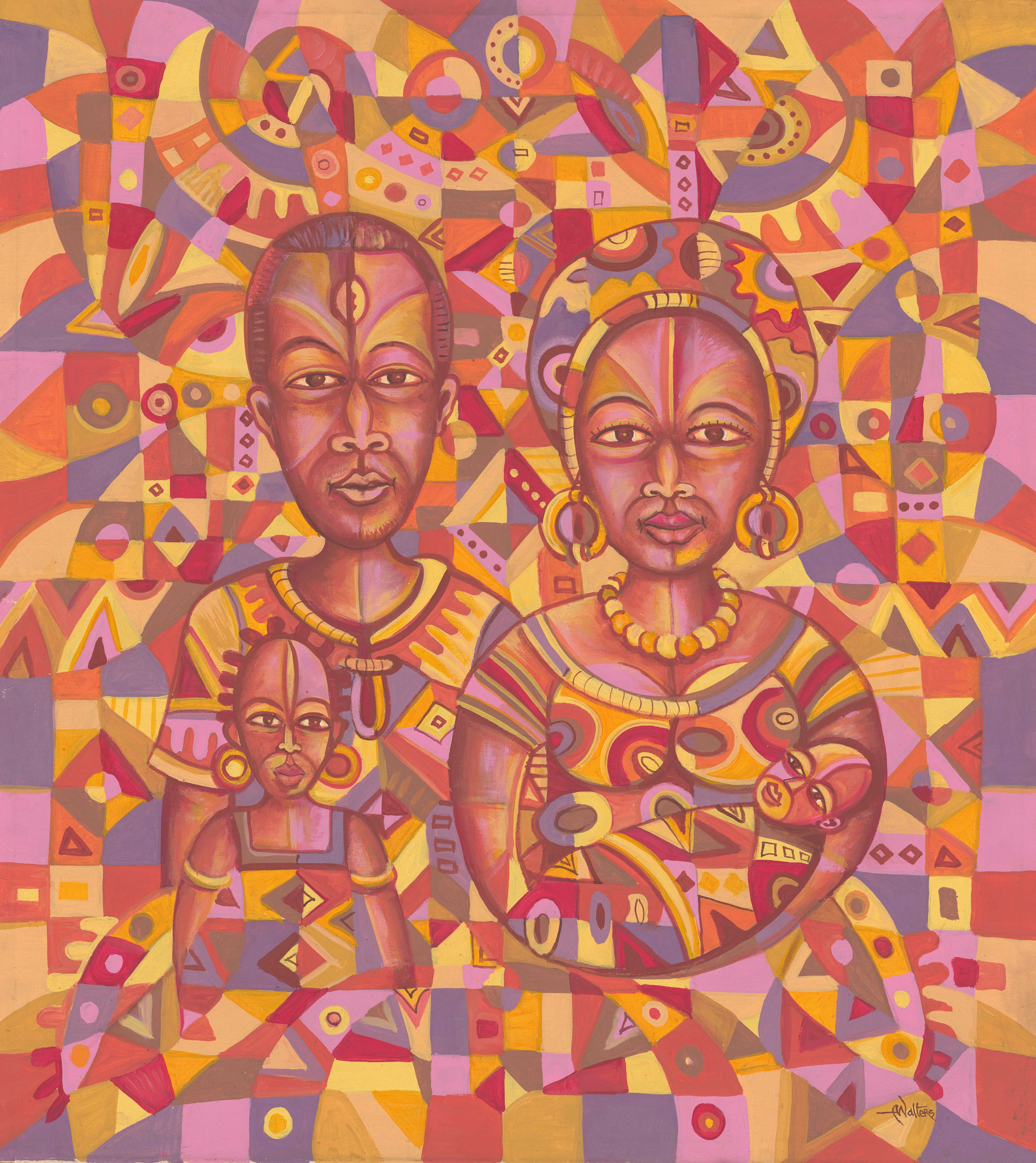 Angu Walters, The Happy Family XXI giclée art print Angu Walters, The Happy Family XXI giclée art print