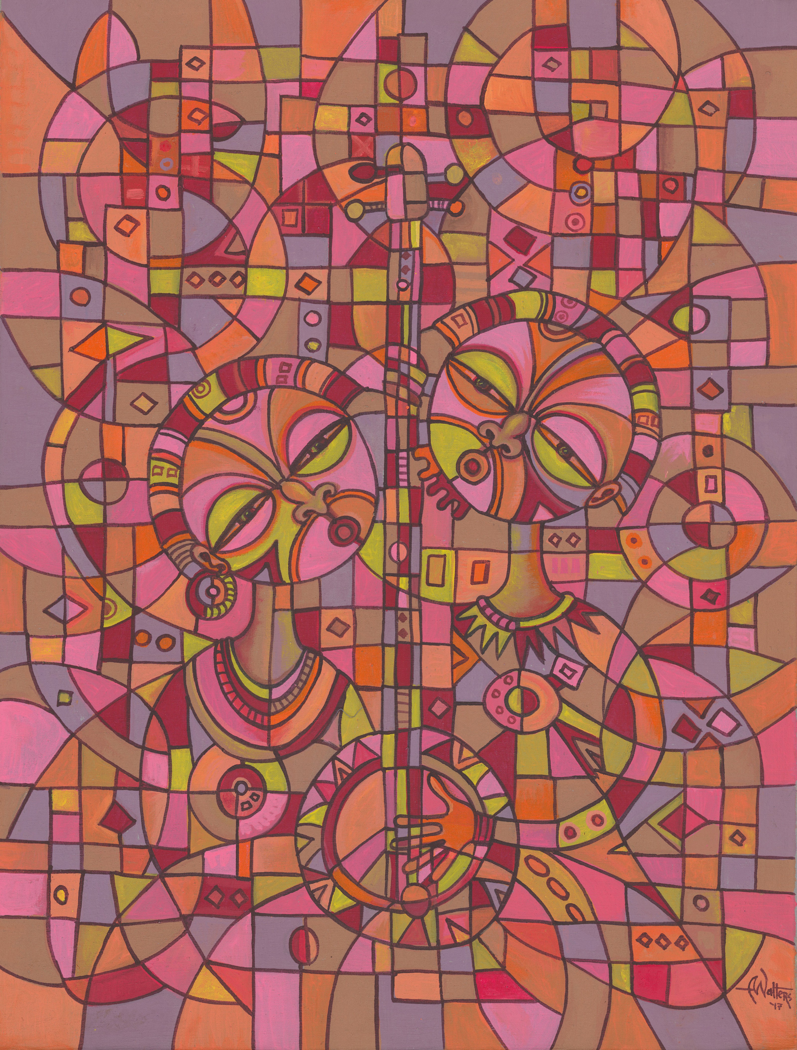 Angu Walters, Music is Love V giclée art print Angu Walters, Music is Love V giclée art print