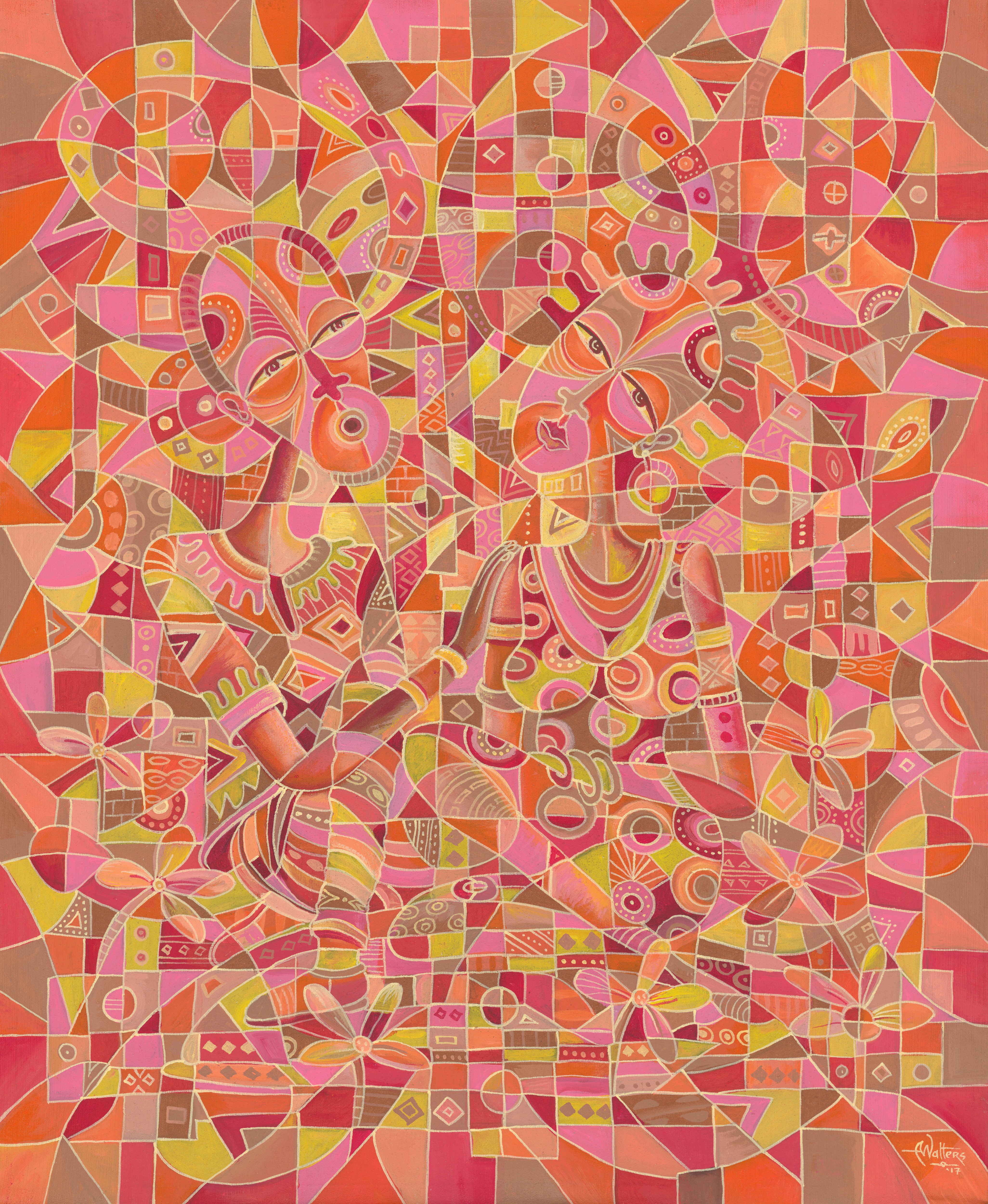 Angu Walters, Dialogue V giclée art print Angu Walters, Dialogue V giclée art print