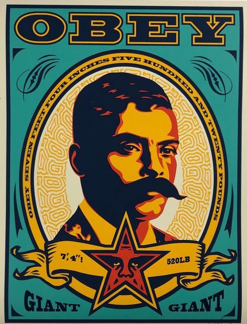 Shepard Fairey (Obey), Zapata (Teal) Shepard Fairey (Obey), Zapata (Teal)