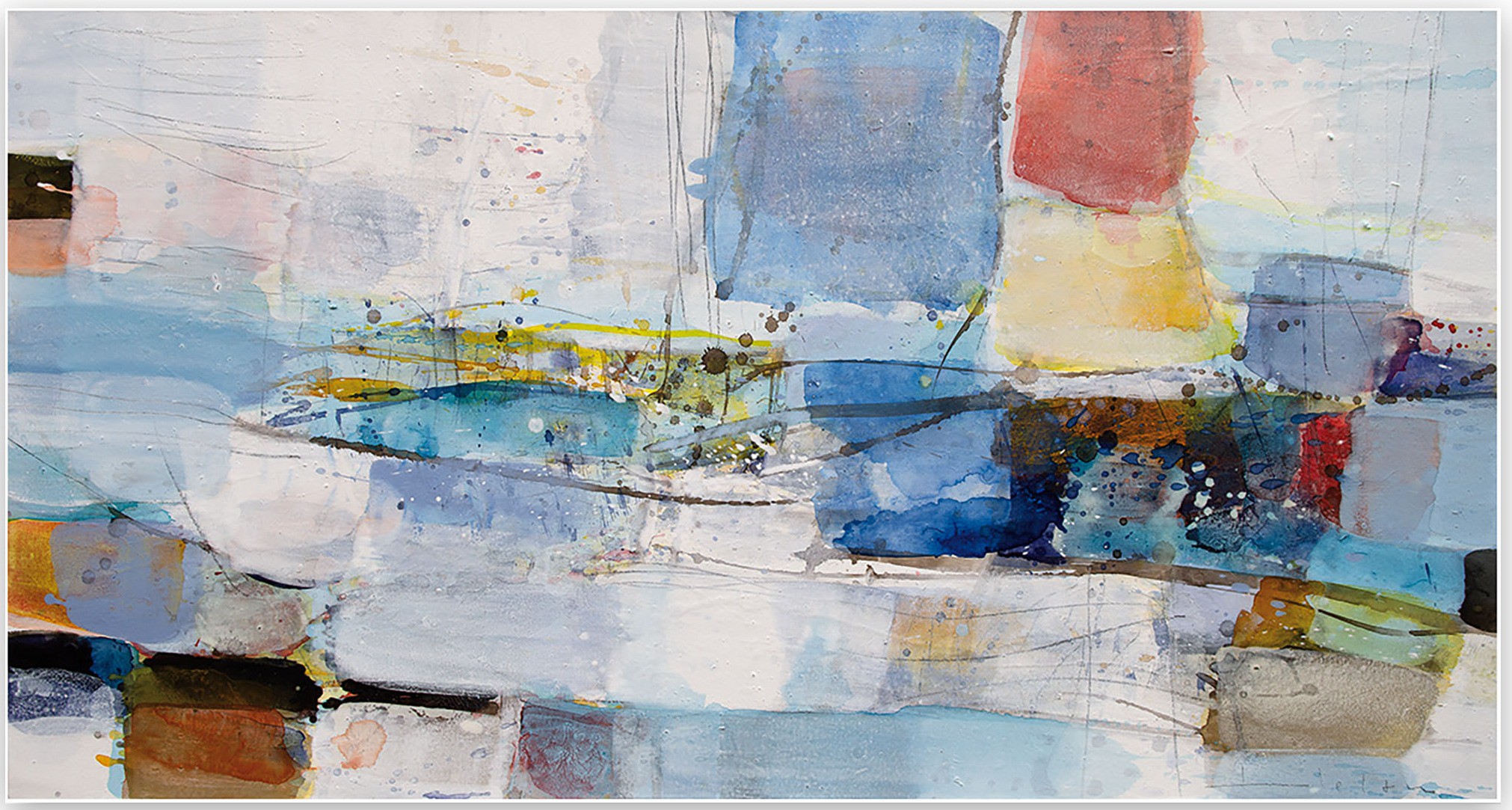 Greet Helsen, Sail (Abstract Expressionism painting) Greet Helsen, Sail (Abstract Expressionism painting)