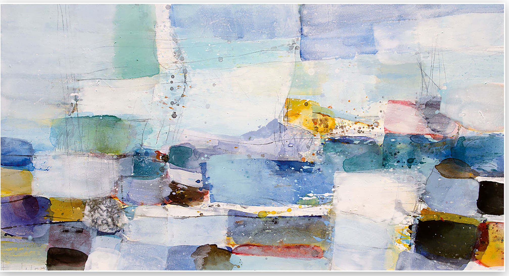 Greet Helsen, Verspielte See (Abstract Expressionism painting) Greet Helsen, Verspielte See (Abstract Expressionism painting)